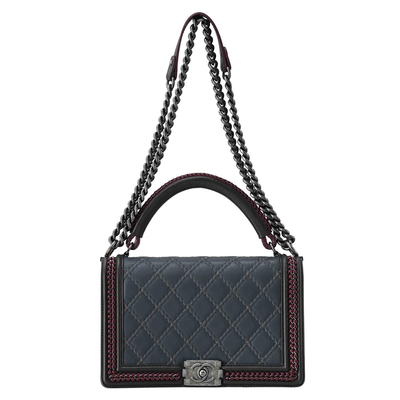 CHANEL(USED)샤넬 시즌 와일드 스티치 보이샤넬 숄더백